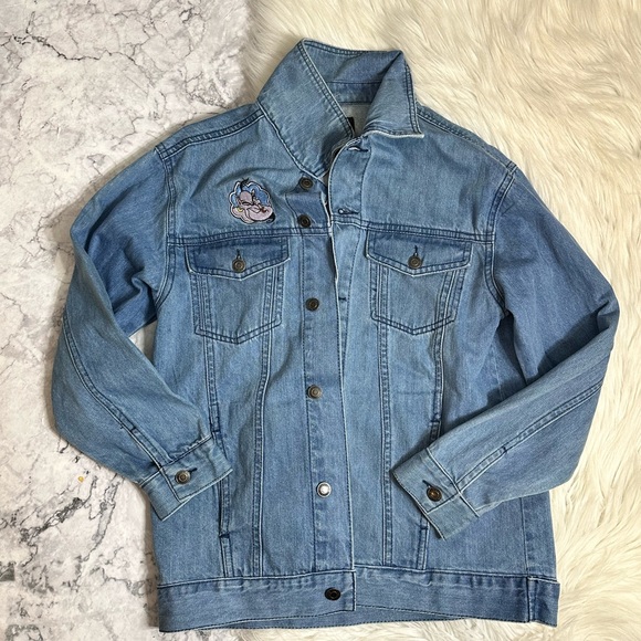 oh So Disney Genie Carpet Aladdin Denim Jacket Small - Picture 2 of 6
